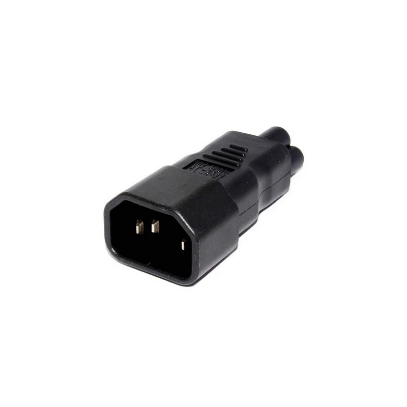 Портативный адаптер питания IEC 320 C14 на C5 переходник с штепсельная вилка