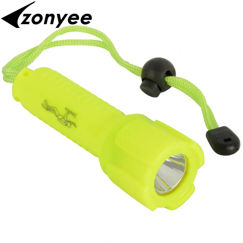 Zonyee Дайвинг фонарик водонепроницаемый подводный фонарь лампа для плавания Охота
