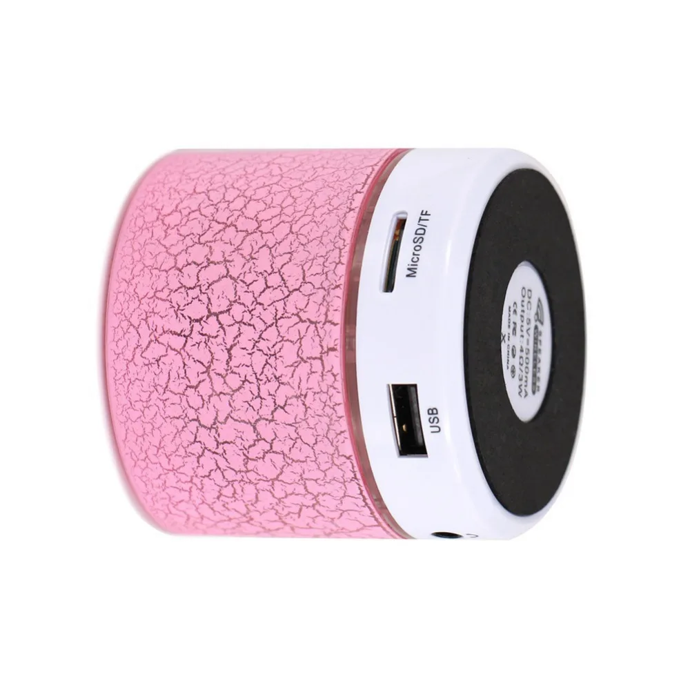 Новый светодиодный мини Bluetooth Динамик A9 TF USB FM Беспроводной Портативный музыка