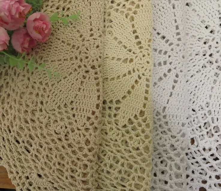 Free shipping handmade dish mat doilies round pad crochet wedding Gift Coasters doily Meal home decor 2pcs | Дом и сад