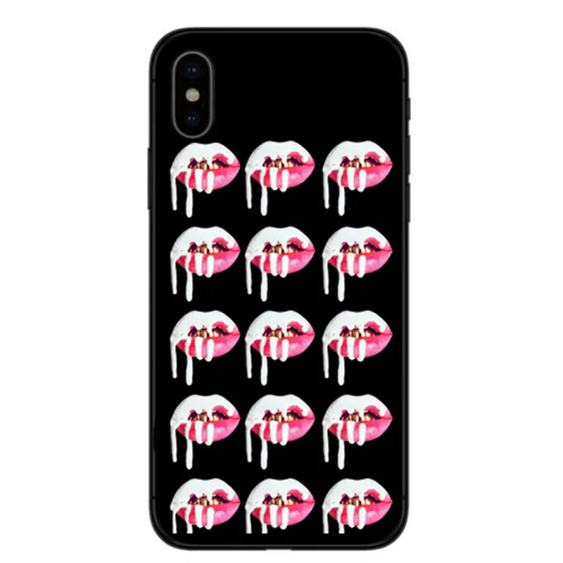 TPU Kylie jenner kimoji Ким Кардашьян kanye west norte Macio TPU Tampa da Caixa Do Telefone Coque для iPhone 7 Alem de 6 6 s XS XR - Цвет: TPU