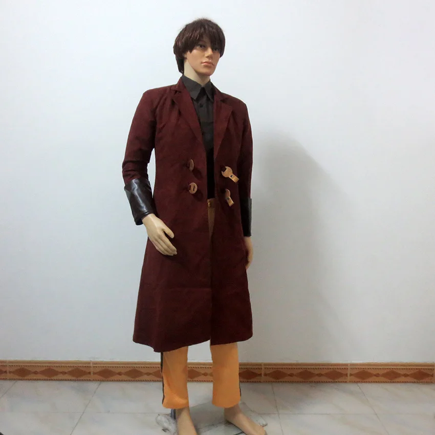 Костюм для косплея Капитан Светлячок Малкольм Рейнольдс коричневый