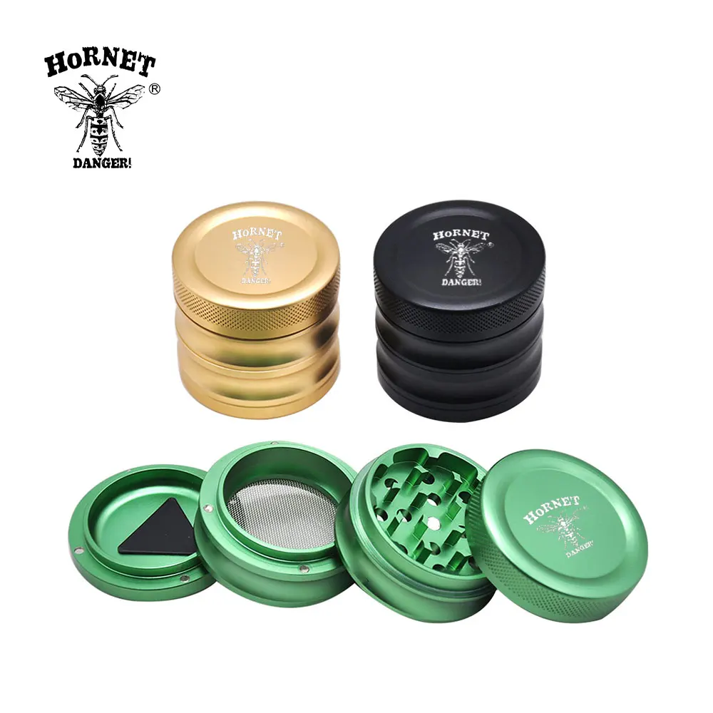 Шершень самолет Алюминий Табак Дробилка для травы 56 мм специи дробилка мягкий