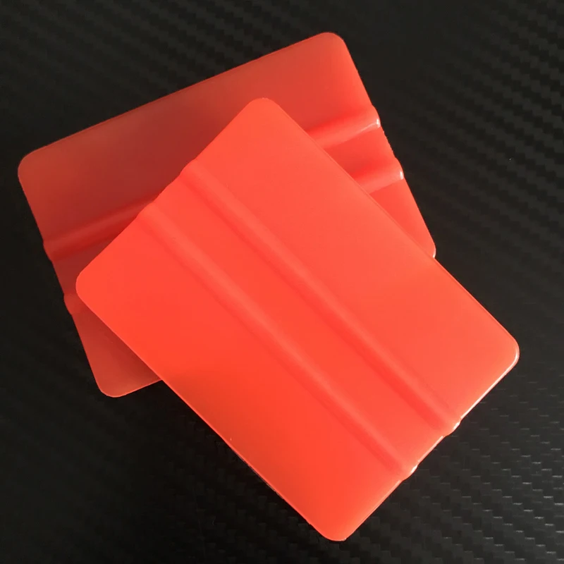 

10PCS Orange Squeegee Vinyl Film Wrap Tool Film Scraper Tinting Tools Window Glass Wash Tools Auto Car Cleaning Wrapping Tools