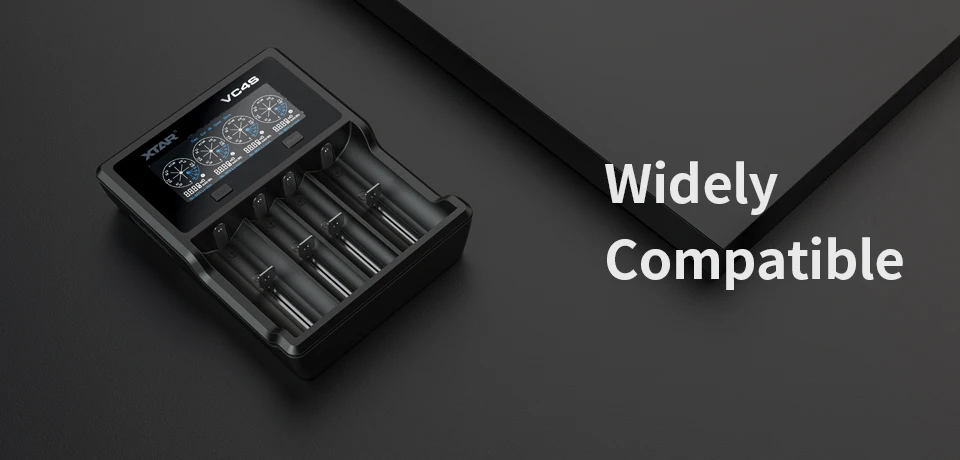 Новейшее зарядное устройство XTAR VC4S QC3.0 Быстрая зарядка 3,7 V 1,2 V AA AAA Micro USB зарядное устройство 18650 зарядное устройство VS XTAR VC4 зарядное устройство