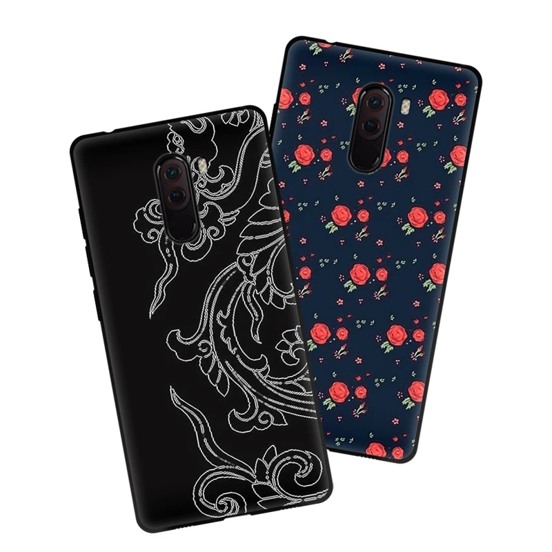 Стильный силиконовый чехол хорошего качества для телефона Xiaomi pocophone F1 защитный