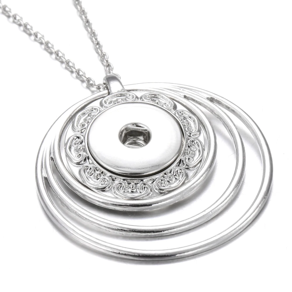 2019 New Snap Jewelry Crystal Butterfly Snowflake Pendant Necklace Fit 18mm Button Women | Украшения и аксессуары