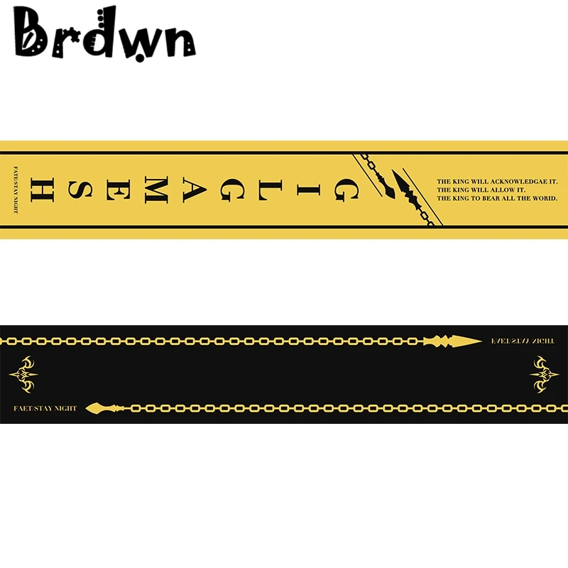 Brdwn Fate The orde Alliance Miku Touken Ranbu Sword Art онлайн мультипликационный персонаж дома Умару Охотник на монстров фиолетовый Evergarden шарф для косплея