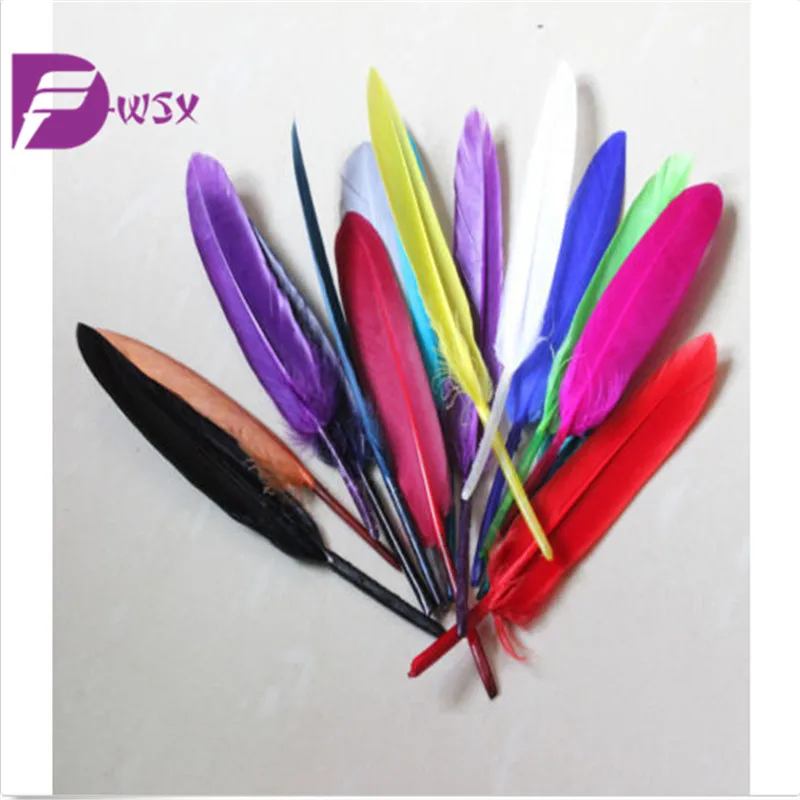 Крашение Свободные Гусиных Перьев для Центральными Свадьбу Украшения Перья