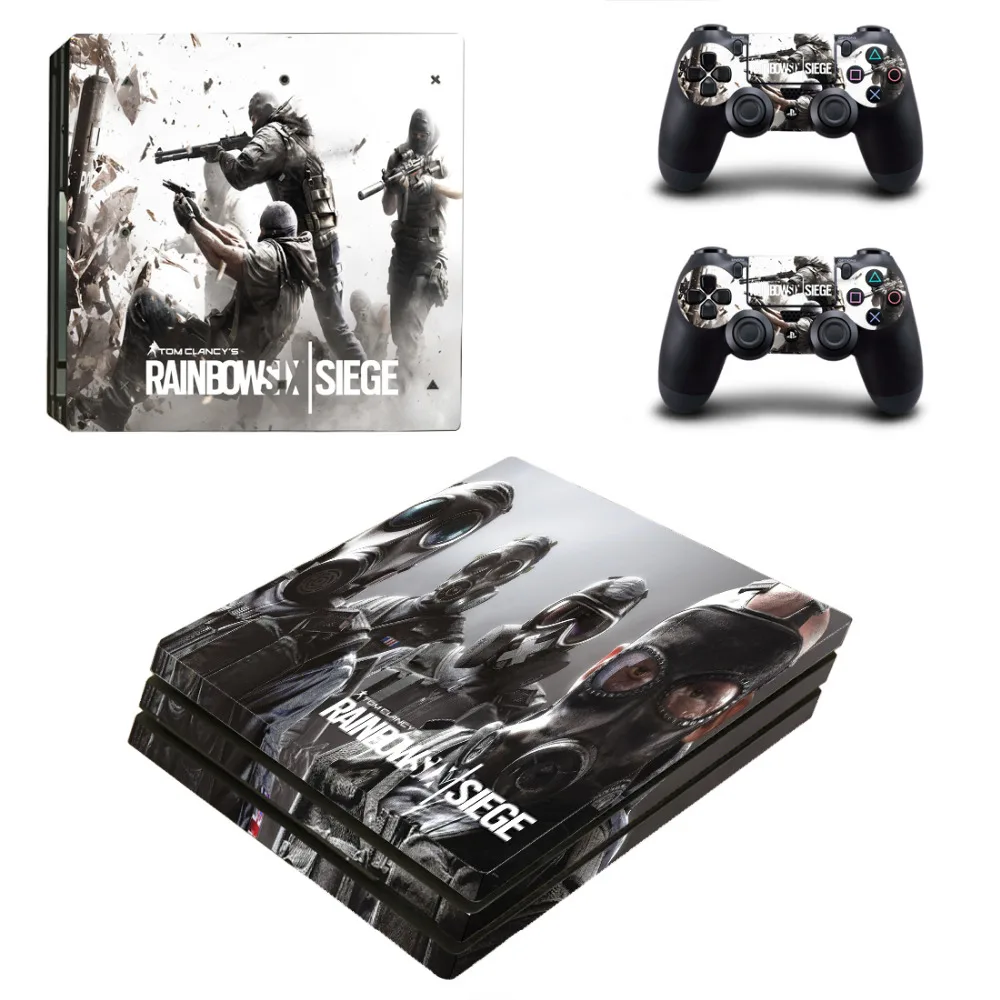 Наклейка Tom Clancy's Rainbow Six осада PS4 Pro наклейка на консоль Sony PlayStation 4 и наклейки 2