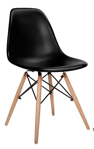 Модная современный дизайн обеденный стул со спинкой с деревянными