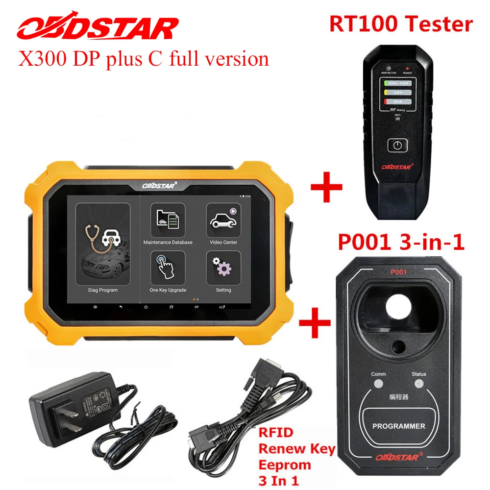 OBDSTAR X300 PAD2 DP Plus 8 дюймовый планшет с поддержкой программирования ECU для Toyota Smart Key