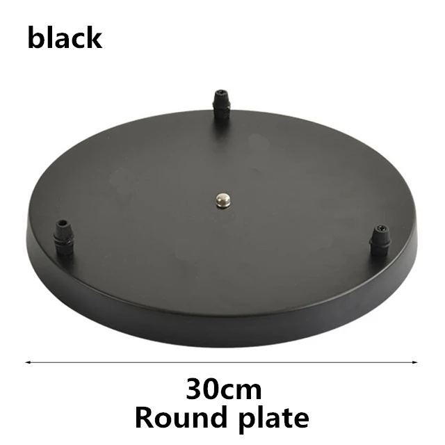 Round Base-Black Простая Подвесная лампа из прозрачного стекла в Северной Европе для столовой, Подвесная лампа из прозрачного стекла - Цвет корпуса: Round Base-Black