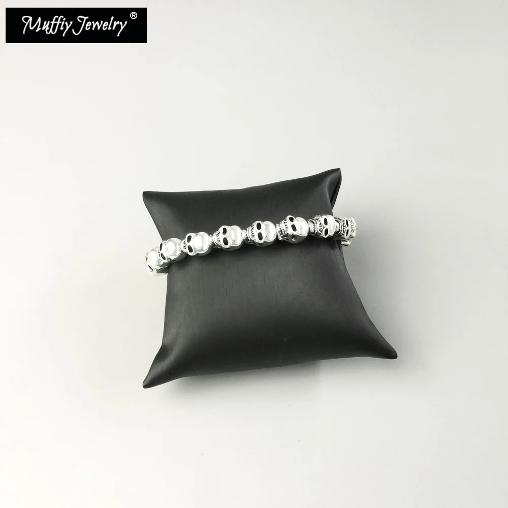 Крутой браслет с черепом DIY ювелирные аксессуары в стиле панк хорошее украшение