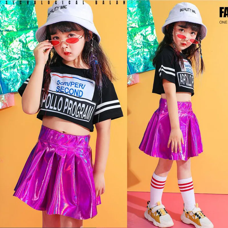 Детские джазовые танцевальные костюмы для девочек одежда бальных танцев в стиле