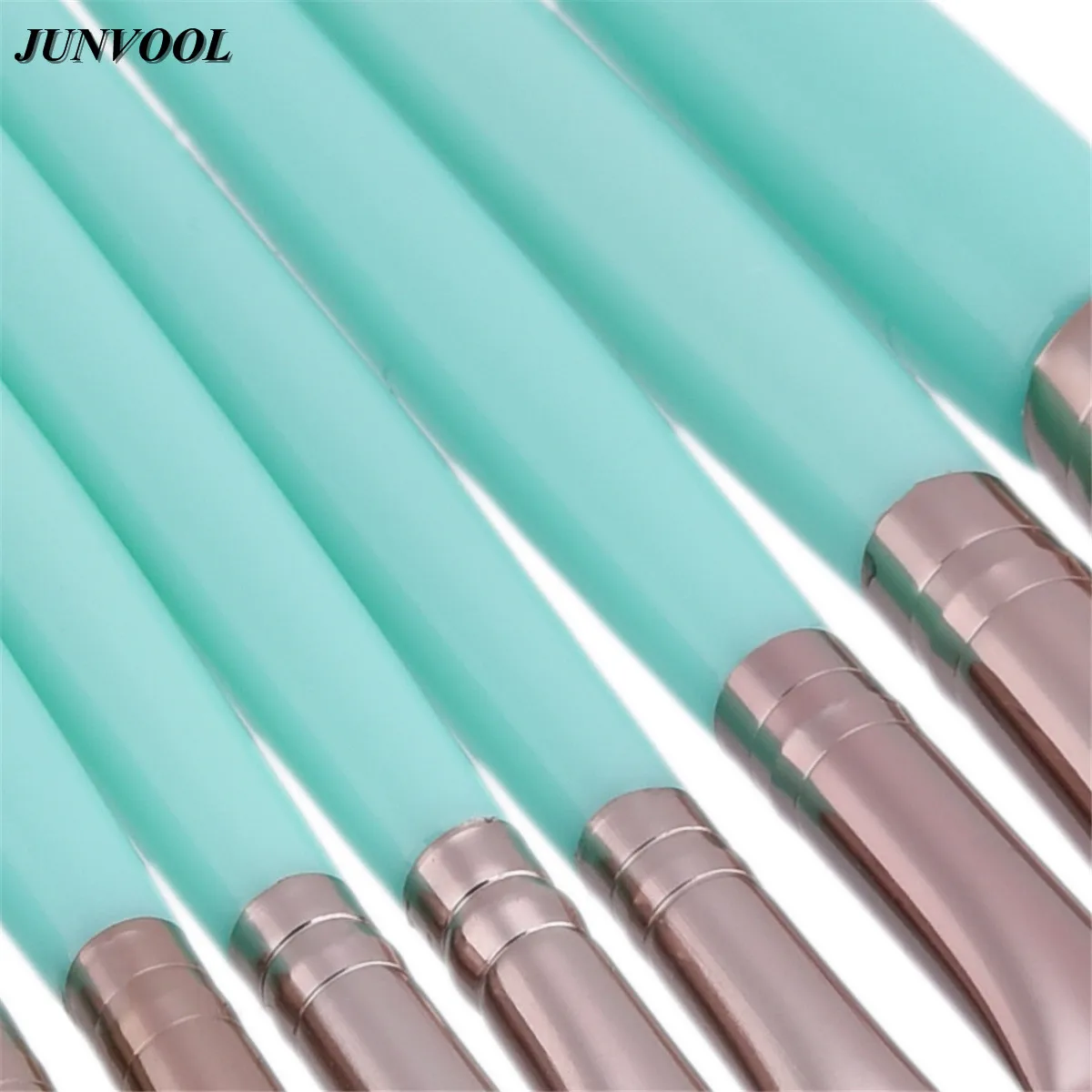 Eye Cosmetic Makeup Brush 15Pcs Green Brown Professional Women Foundation Eyeshadow Eyeliner Lip Brand Make Up Brushes Set | Красота и