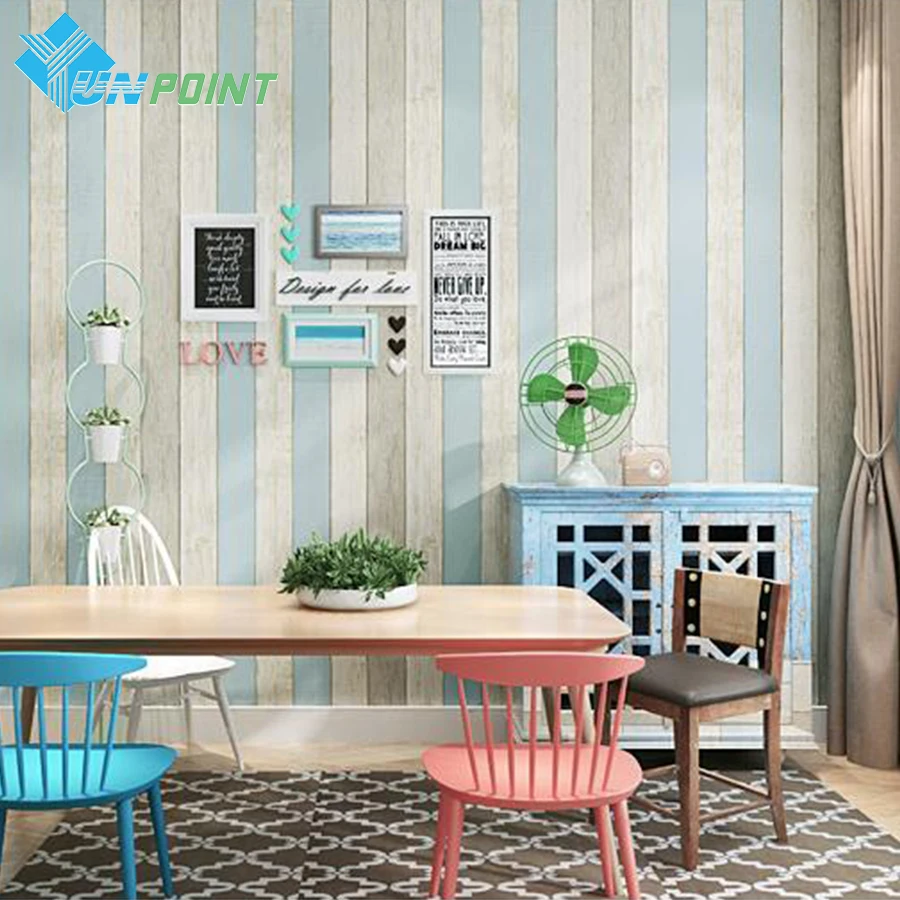 Самоклеящиеся винтажные обои из ПВХ восстановленные декоративные пленки для