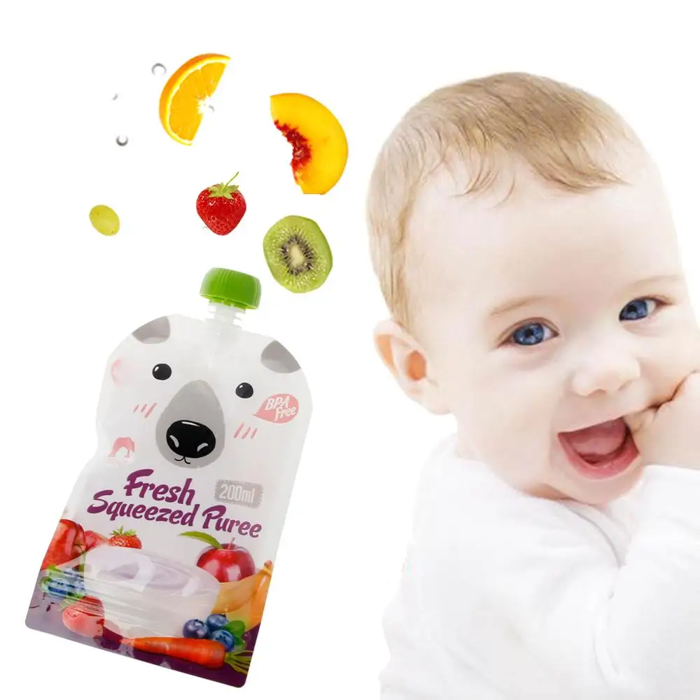 8 шт Высокое качество Resealable свежевыжатый Чехлы Практичный детский прикорм