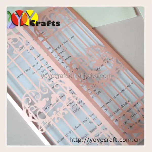 10 шт./партия свадебные пригласительные открытки с лазерной резкой внутренней