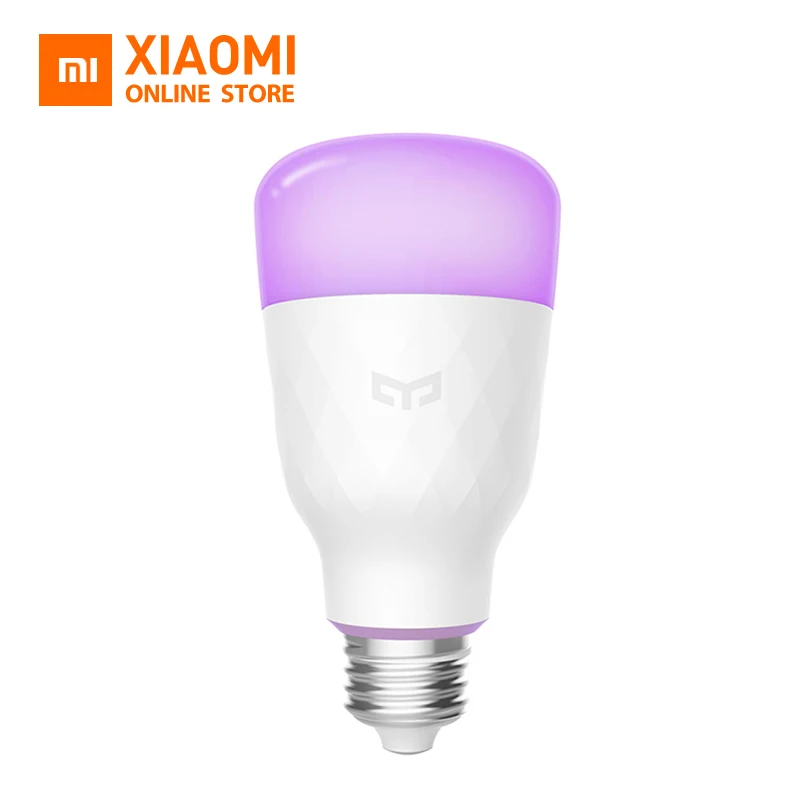Обновленная версия) крепление для спортивной камеры Xiao mi jia yeelight Смарт светодиодный лампы Красочный 800 люмен 10 Вт E27 лимон умная лампа для mi home приложение