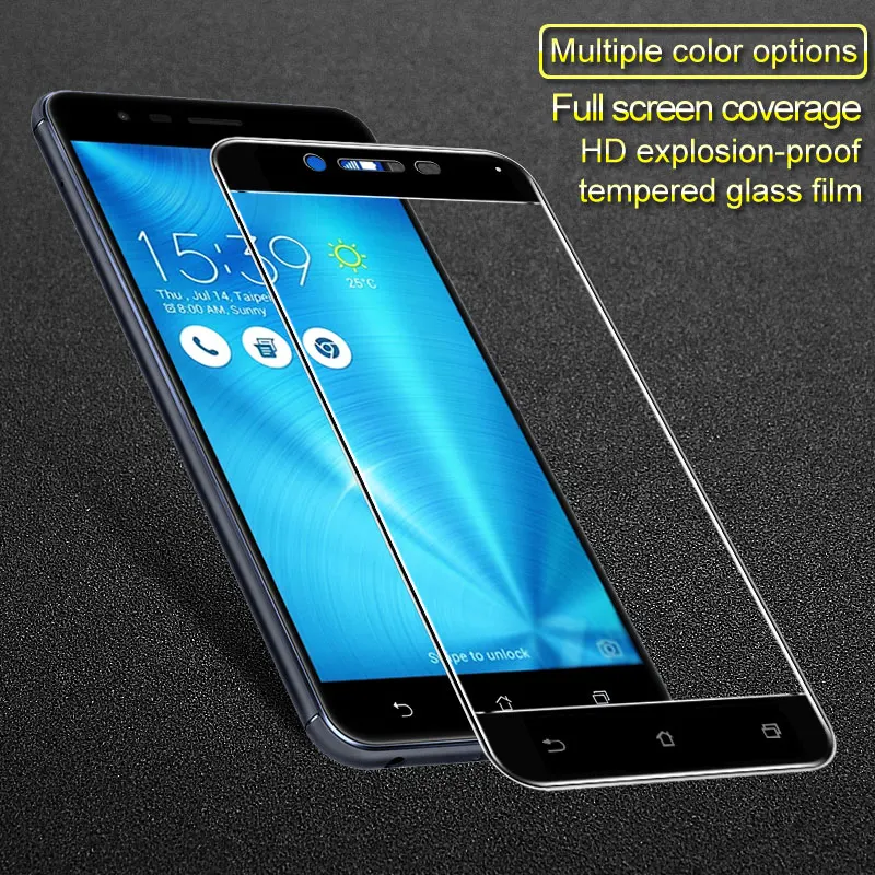IMAK Для Asus ZenFone3 Max ZC553KL стекла полный охват закаленное стекло для защитная пленка