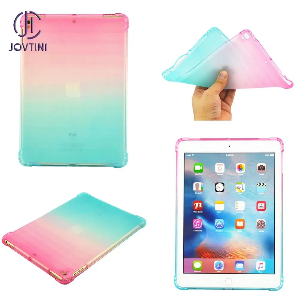 

Противоударный чехол для iPad 2018/2017/air/air2/Pro 9, 7, 9,7 дюймов, мягкий силикон, ТПУ, для iPad 9,7, 2017/2018, чехол