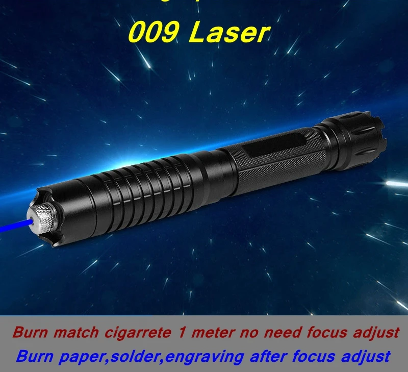 

[RedStar]009 RedStar high Laser pen Blue laser pointer metal box set include 5 starry pattern cap 2x16340 battery and charger