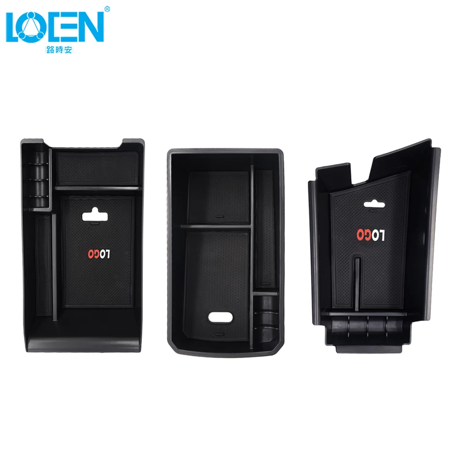 LOEN HOT! Подлокотник для автомобильного сиденья черный контейнер хранения монет и