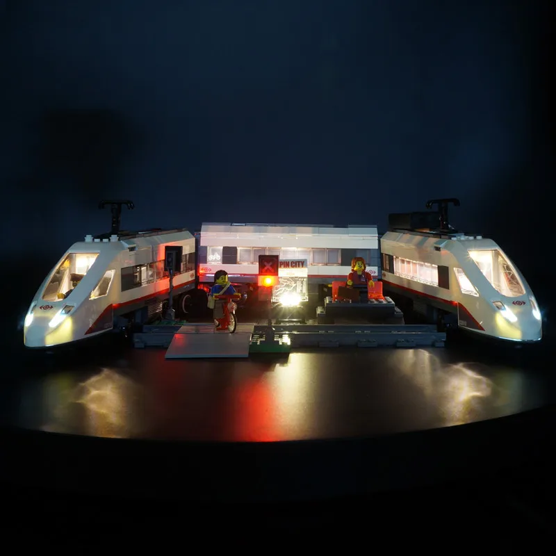 

LED Light Kit For 60051 and 02010 High-speed Passenger Train Remote-control Trucks Not Include Model