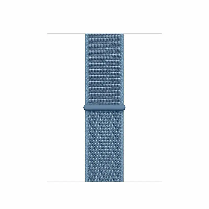 Cape Cod Blue Из мягкого нейлона и шифона со вставками в полоску, петля ремешок для наручных часов Apple Watch 38/40/42/44 мм Замена дышащий ремень на запястье для IOS Смарт-часы наручных часов iwatch, 4/3/2/1 серии - Цвет: Cape Cod Blue