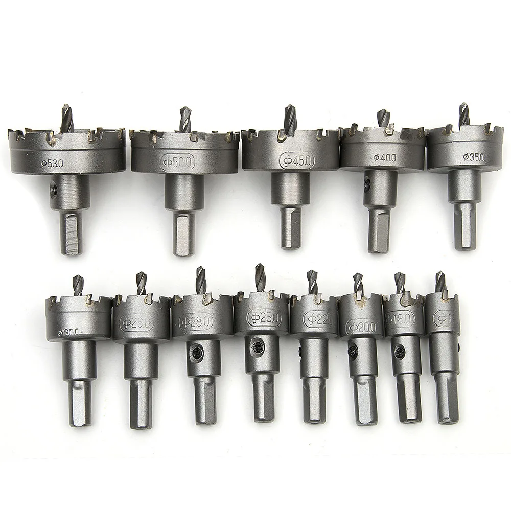 13 шт. коронка из нержавеющей стали 16 53 мм|drill bit|drill bit sawsaw drill |
