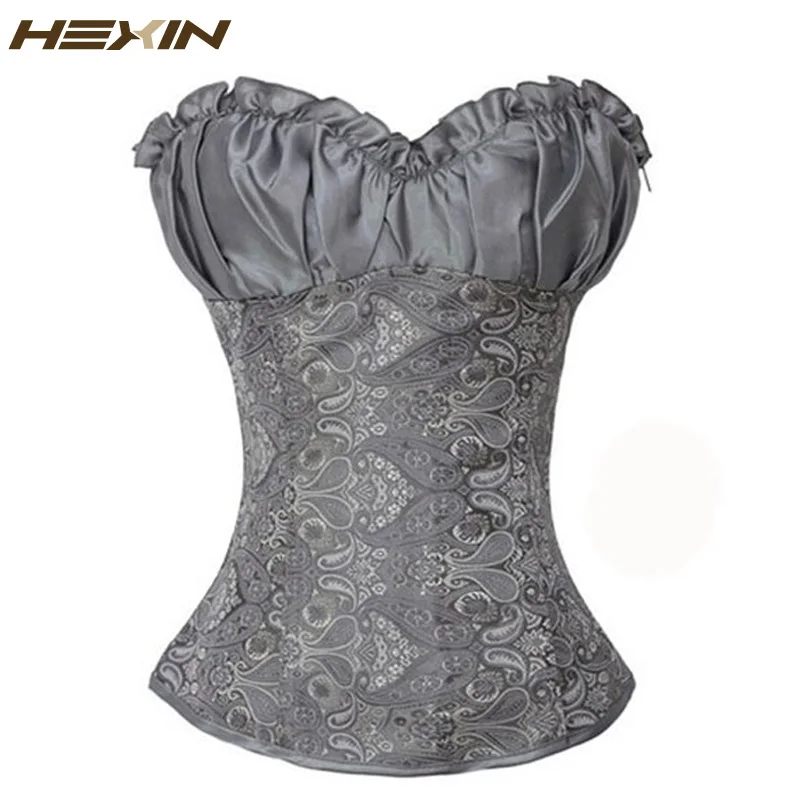Корсет и бюстье HEXIN Renaissance корсет в стиле стимпанк на шнуровке молнии для