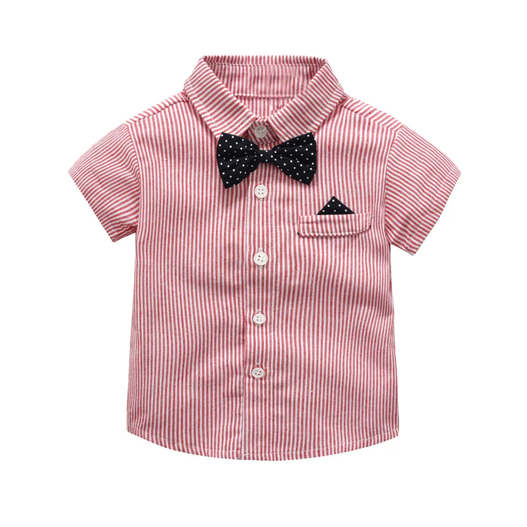 SAGACE Baby Boy Gentleman Outfit 3pcs Sets Bow Tie T-Shirt Tops+Shorts Overalls Outfits Clothes |