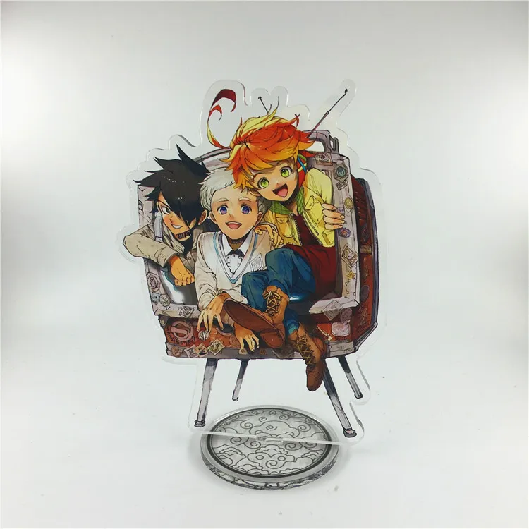 G Аниме обещанная neverland акриловая модель на подставке игрушки Конни Эмма Рей Норман экшн-фигурка Подвеска Игрушка 15 см двусторонний подарок - Цвет: G