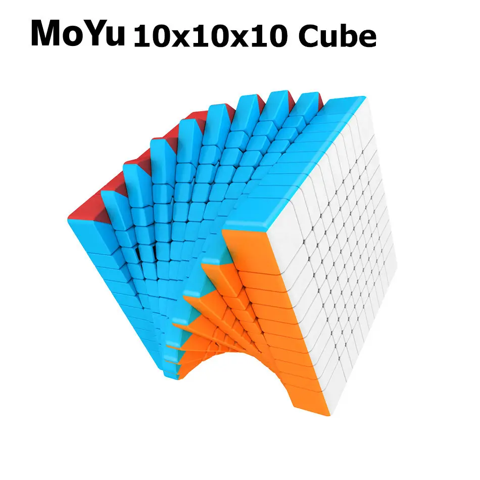 MoYu Cubing класс Meilong 10x10x10 магический скоростной куб кубик-головоломка развивающие