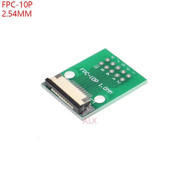 FPC FFC кабель 6 8 10 12 14 20 30 40 50 PIN 1,0 мм шаг разъем SMT адаптер 2,54 мм 1,0 дюйма шаг сквозное отверстие DIP PCB