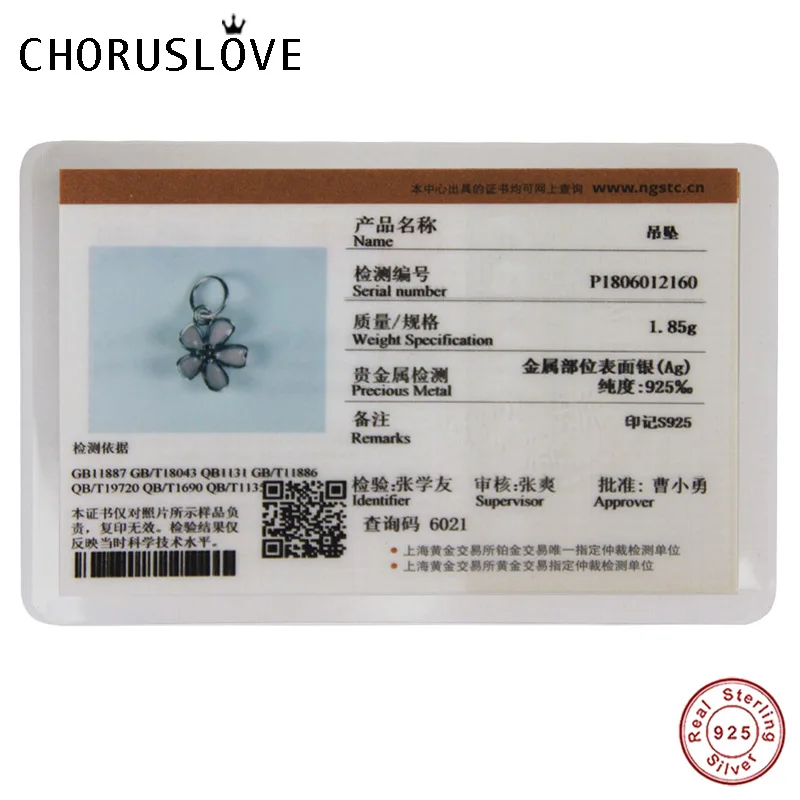 Choruslove Cherry Blossom Шарм Орхидея бисера 925 пробы Серебряный цветок бусины подходят