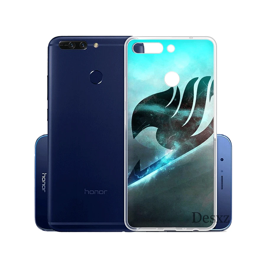 Gerleek чехол для телефона с хвостом феи Huawei Honor 6A 7C 7X 9 10 9lite 7a 2 ГБ 3 Гб 8X Lite Жесткий