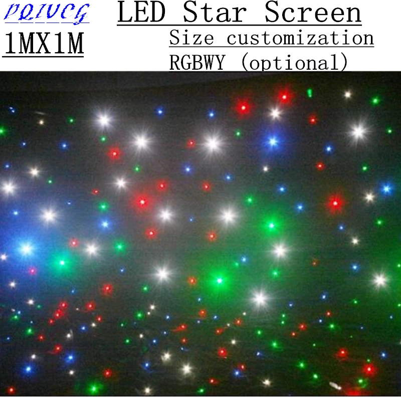 Светодиодный Звездный экран 1 м2 5050 светодиодный фоновый занавес dmx 512 контроль