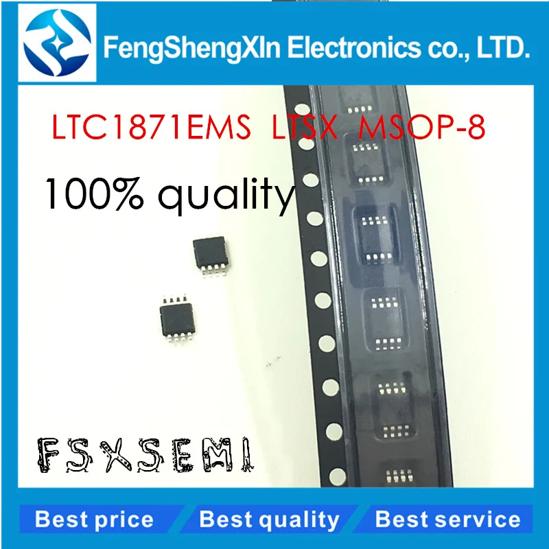 

5pcs/lot New LTC1871 LTC1871EMS LTSX MSOP-8 Wide Input RangeNo RSENSE Current Mode Boost IC