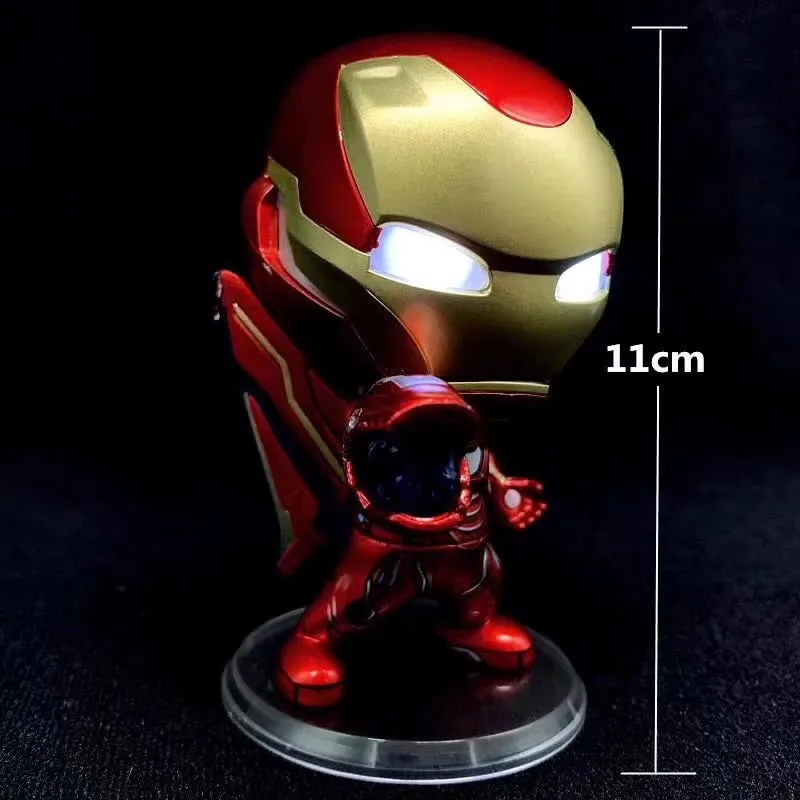 С принтами &quotMarvel&quot &quotМстители Железный человек Mark 50 bobble-головы автомобильные
