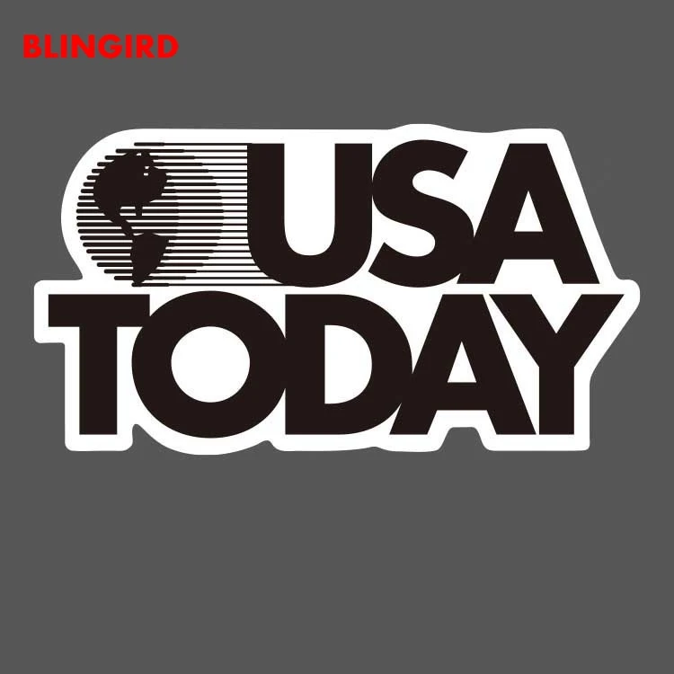 Blingird 1/5 штук USA Today наклейка граффити Наклейки мотоциклетные для автомобиля