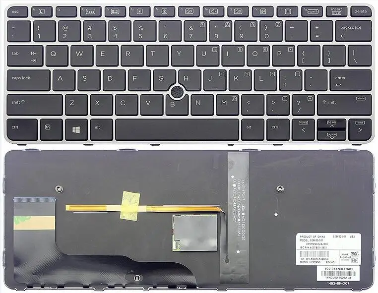 Новая клавиатура для ноутбука HP elitebook 725 G3 828 820 US/Испанский/Латинский