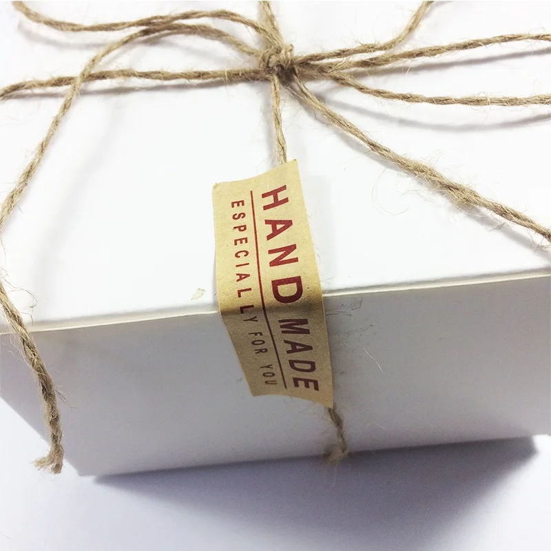 

800 Pcs/lot Handmade Sticker Vintage Kraft Label Stickers DIY Especially For You Gift Cake Baking Sealing Stickers