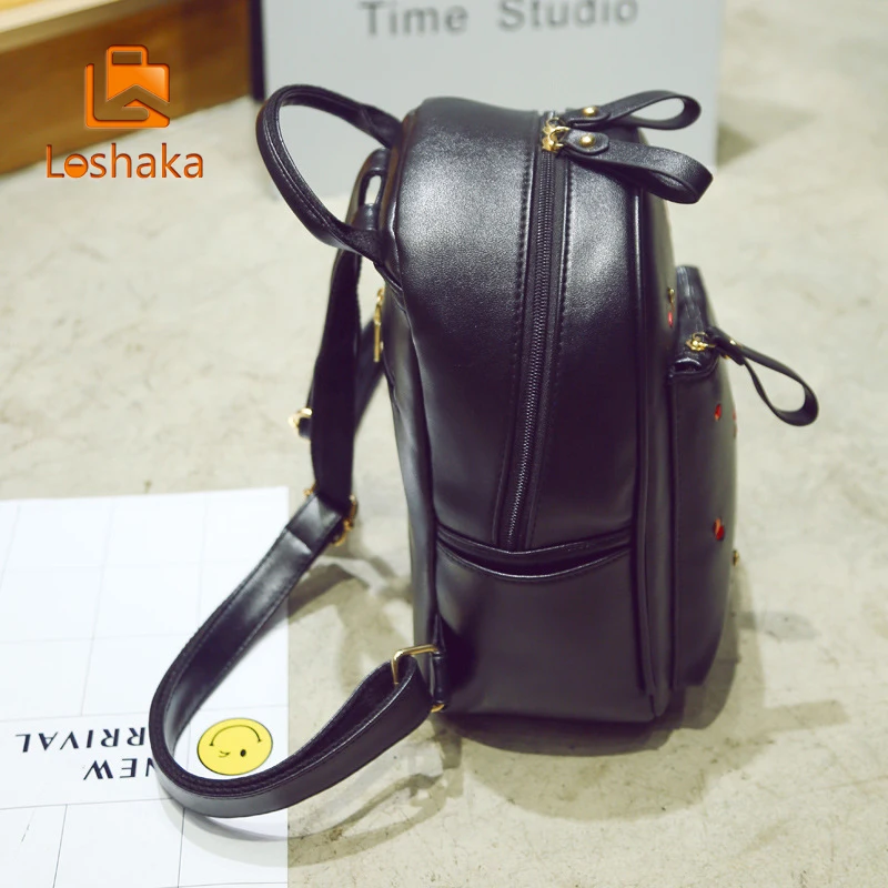 Loshaka цветочный женский кожаный рюкзак 3 комплекта/шт. подростковые рюкзаки модная