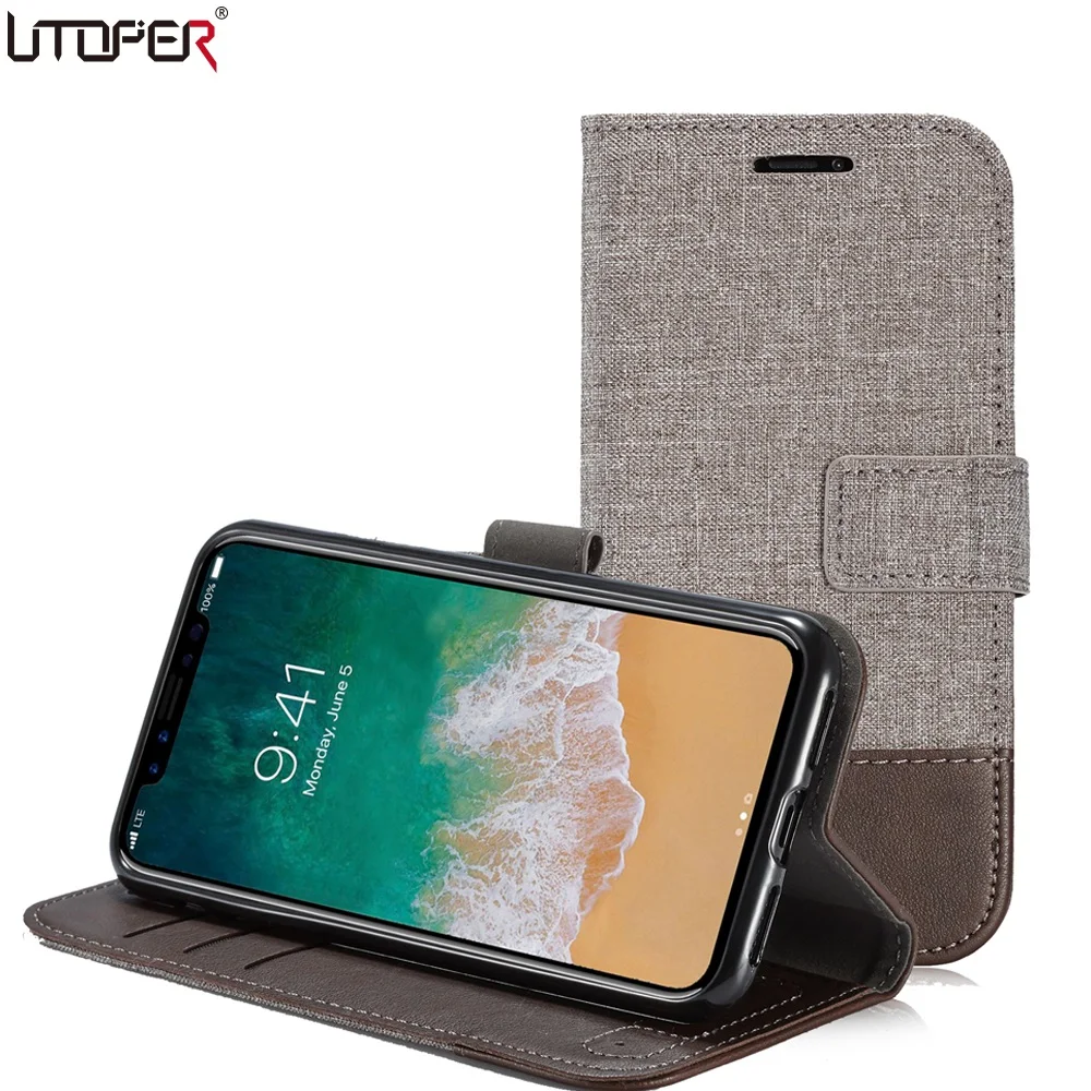 UTOPER Business Wallet Cases For Xiomi Xiaomi Mi 9 Case Flip PU Cover 8 Lite Mi9 Mi8 Coque Euit | Мобильные телефоны и