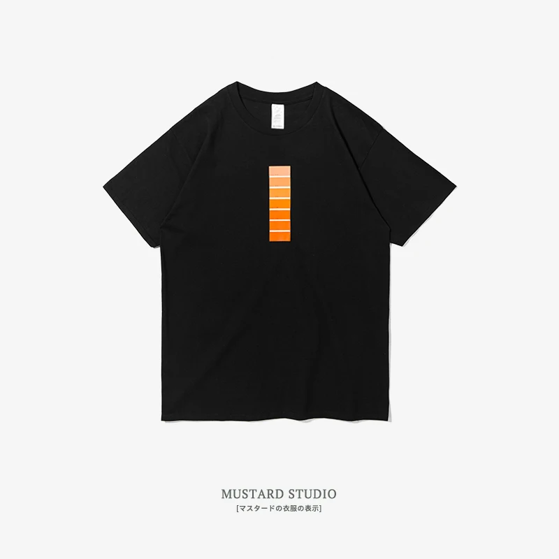 INFLATION Brand Clothing Mens Tracksuit Cotton T shirt Hip Hop Short Sleeve T-shirt Men O-neck Streetwear Tee 8119S | Мужская одежда