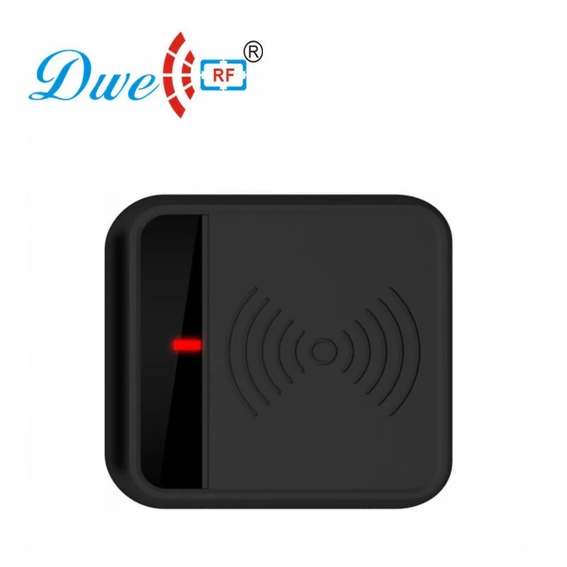 

DWE CC RF Waterproof RFID Proximity Card Reader 13.56mhz Wiegand Scanner Contactless D701A-M