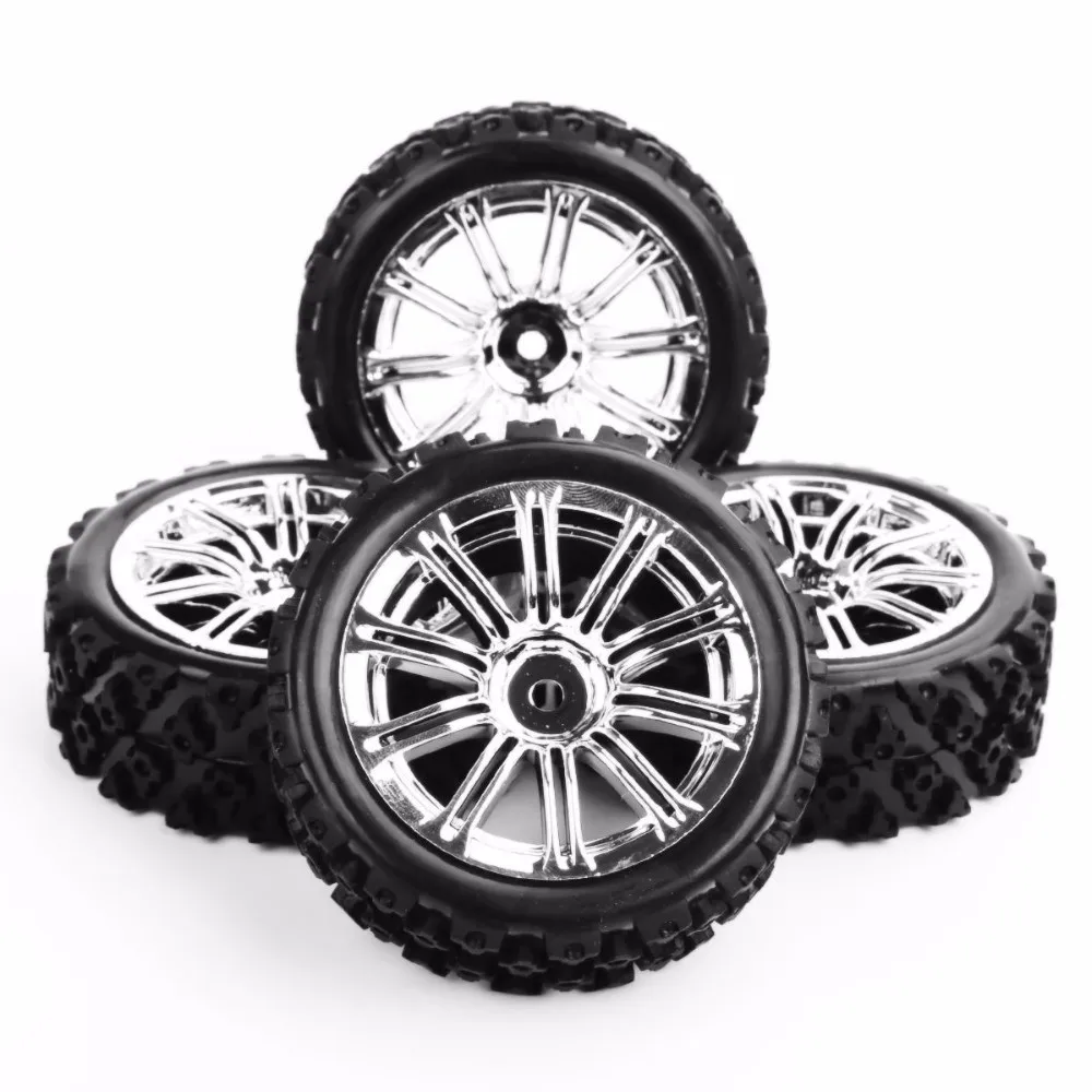 4 шт./компл. 1/10 раллийные шины и колеса 12 мм шестигранный PP0487 + 3MC для HSP HPI RC 1:10
