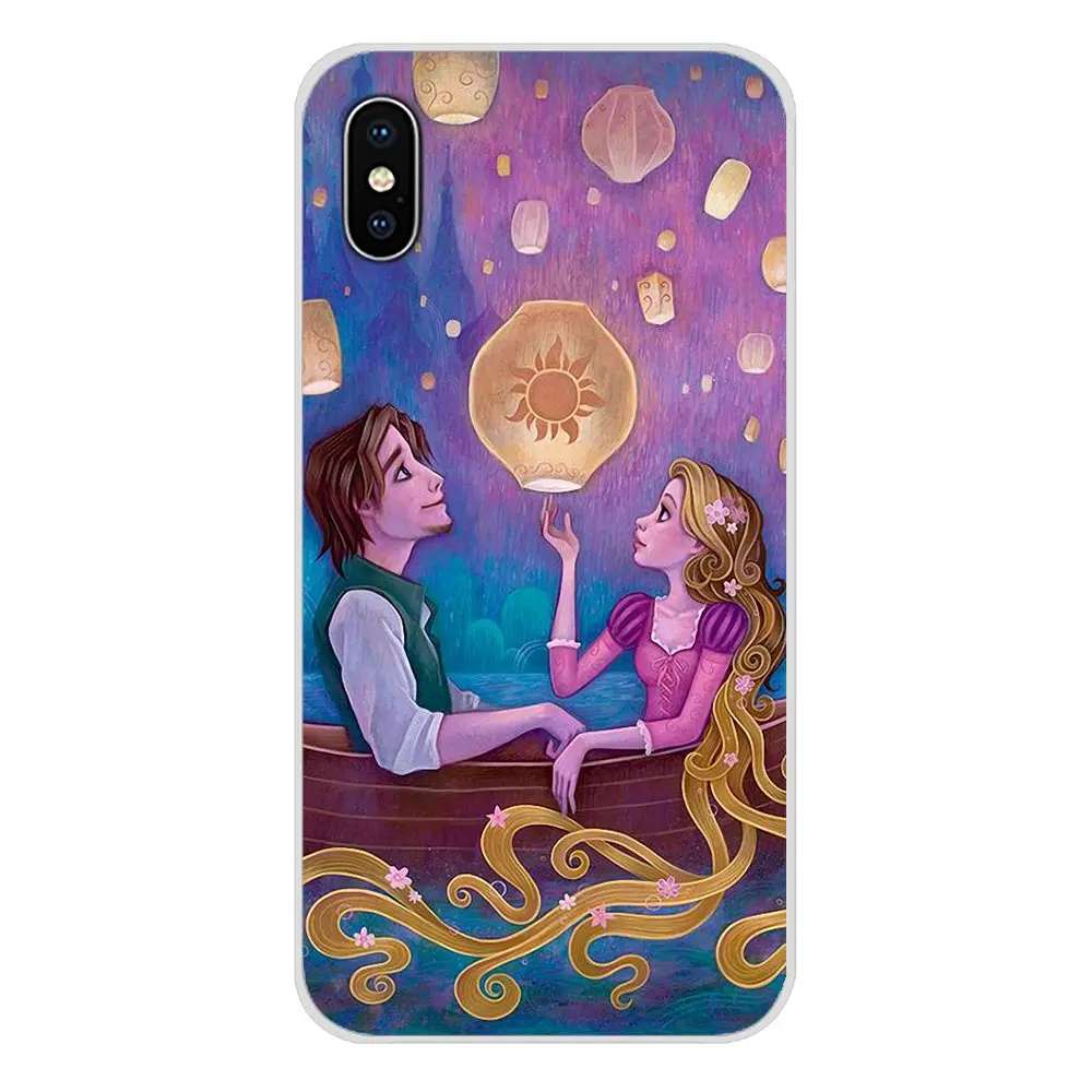 Аксессуары Рапунцель чехлы для телефонов Huawei G7 G8 P7 P8 P9 P10 P20 P30 Lite Mini Pro P Smart Plus 2017 2018